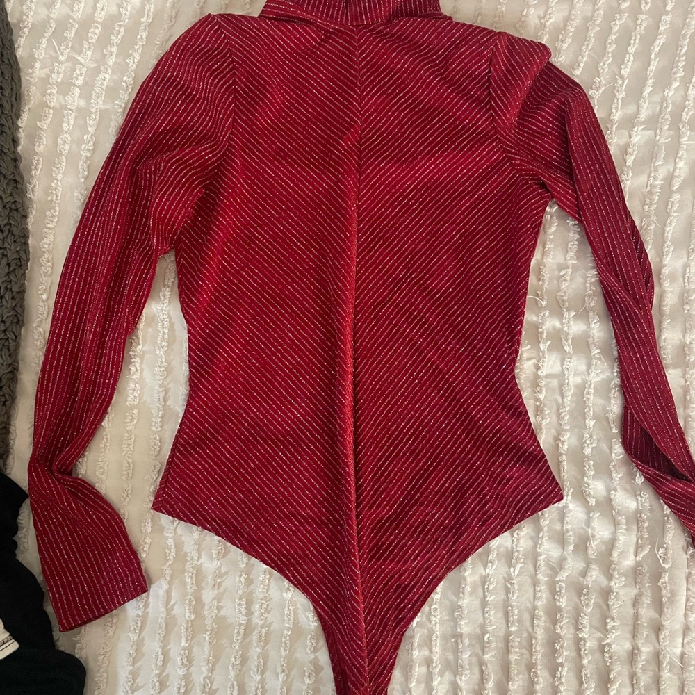 Blush Red Bodysuit